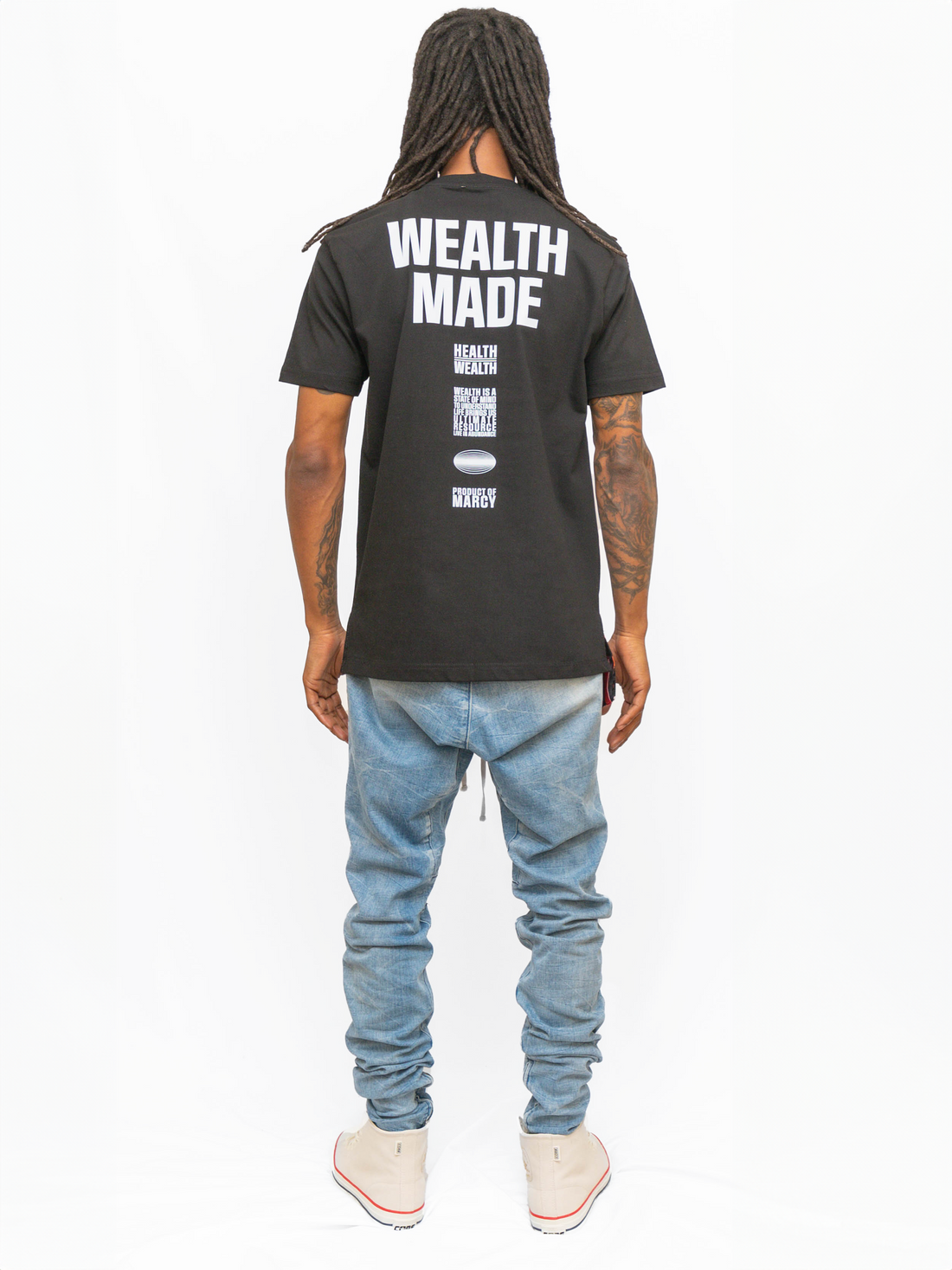 Marcy Logo Wealth Made T-Shirt