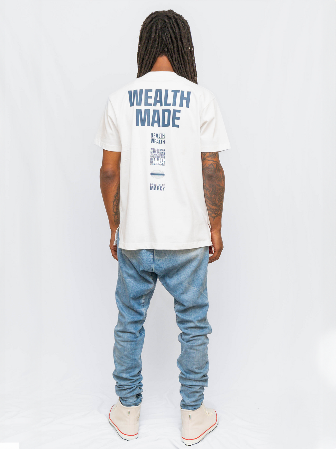 Marcy Logo Wealth Made T-Shirt